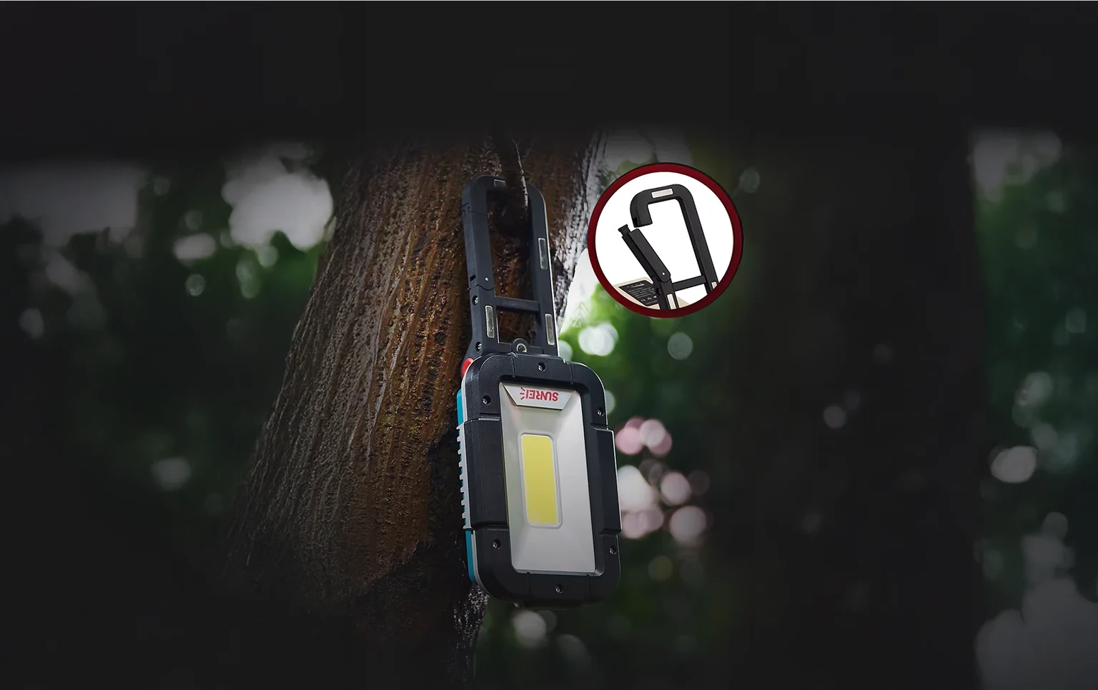 lampu kerja sunrei hook lock